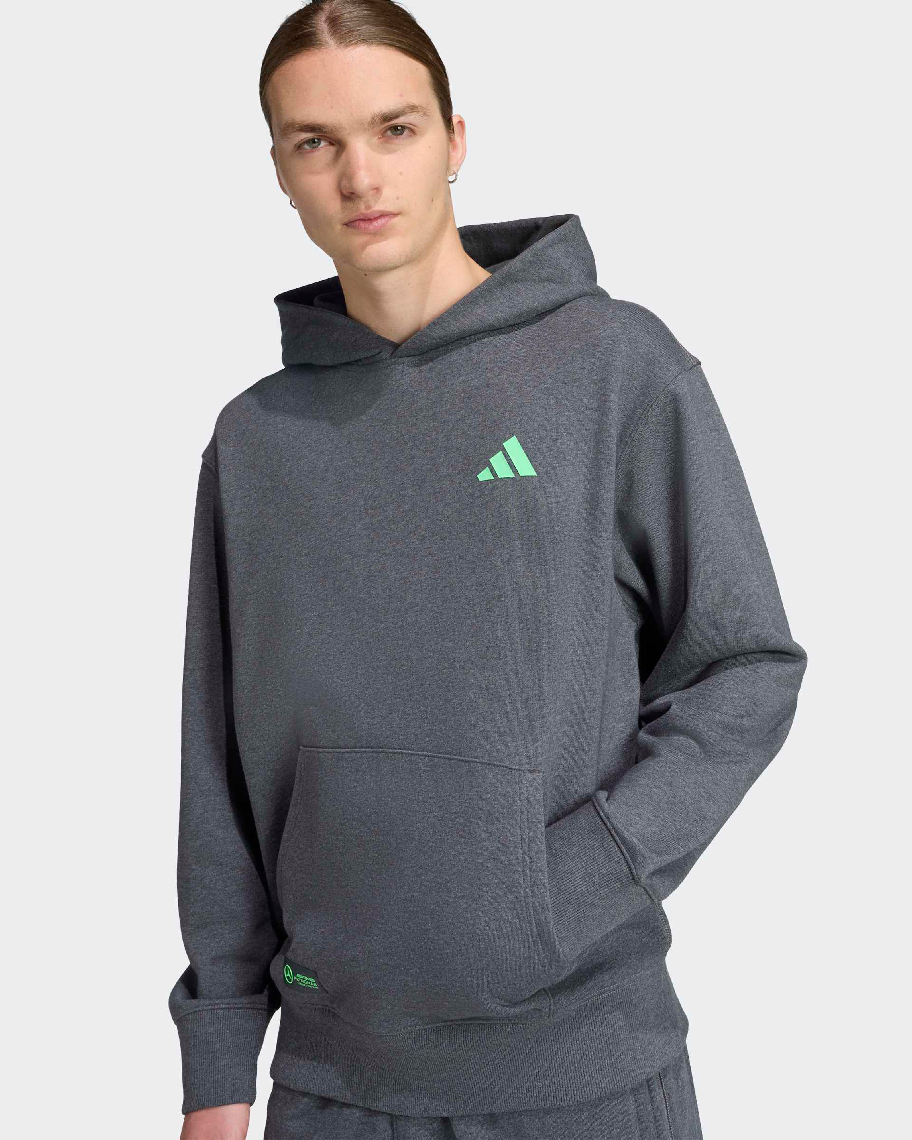 Mens Premium Sweat Hoody Grey