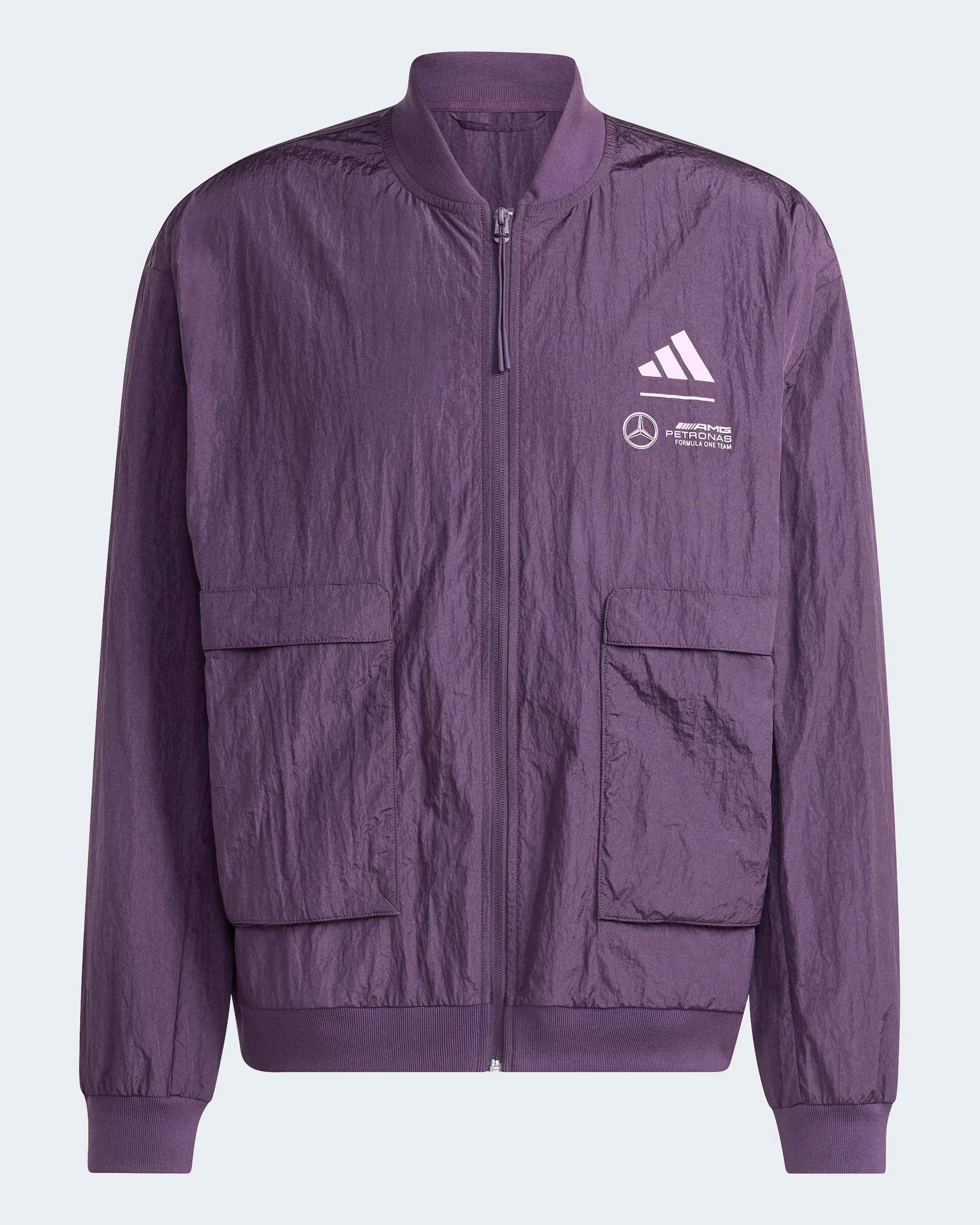 Mercedes-AMG ジャケット Mens Premium Woven Bomber Jacket Purple | Official Mercedes-AMG