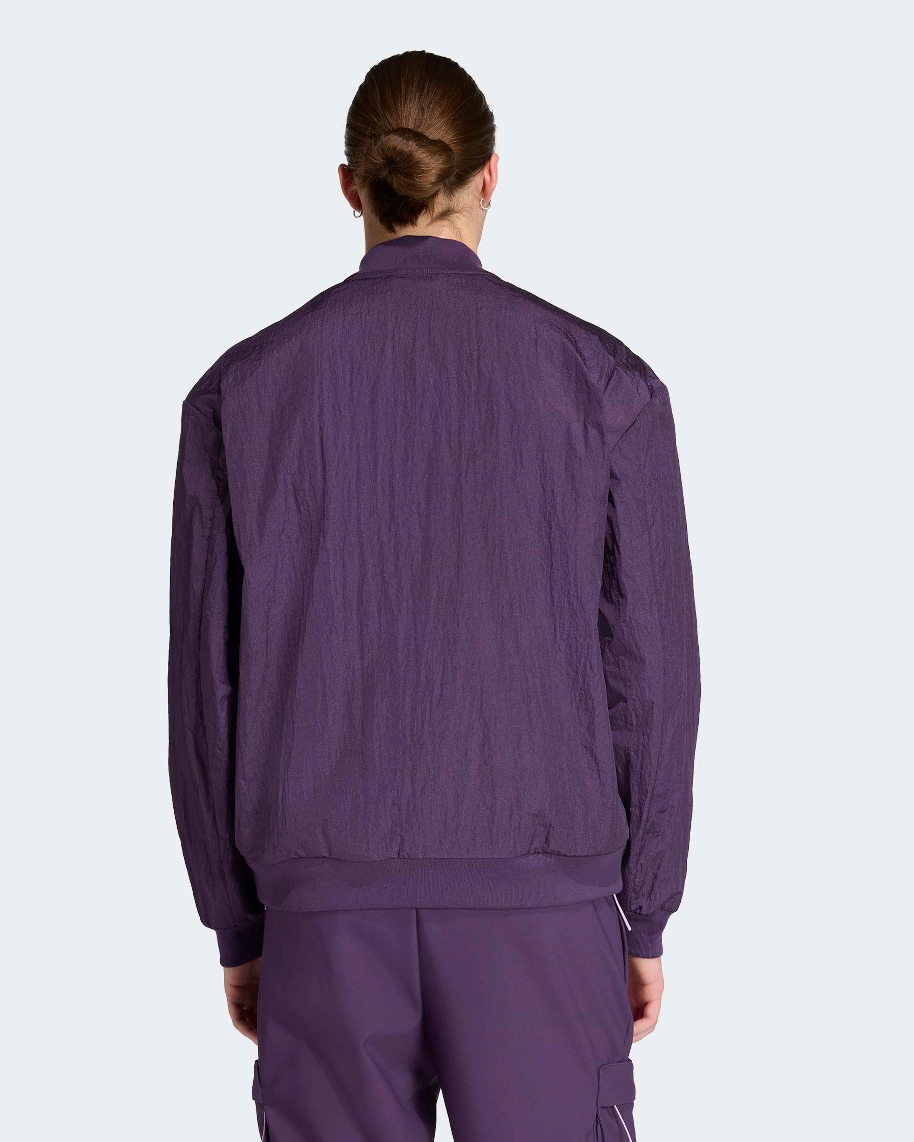 Mens Premium Woven Bomber Jacket Purple | Official Mercedes-AMG
