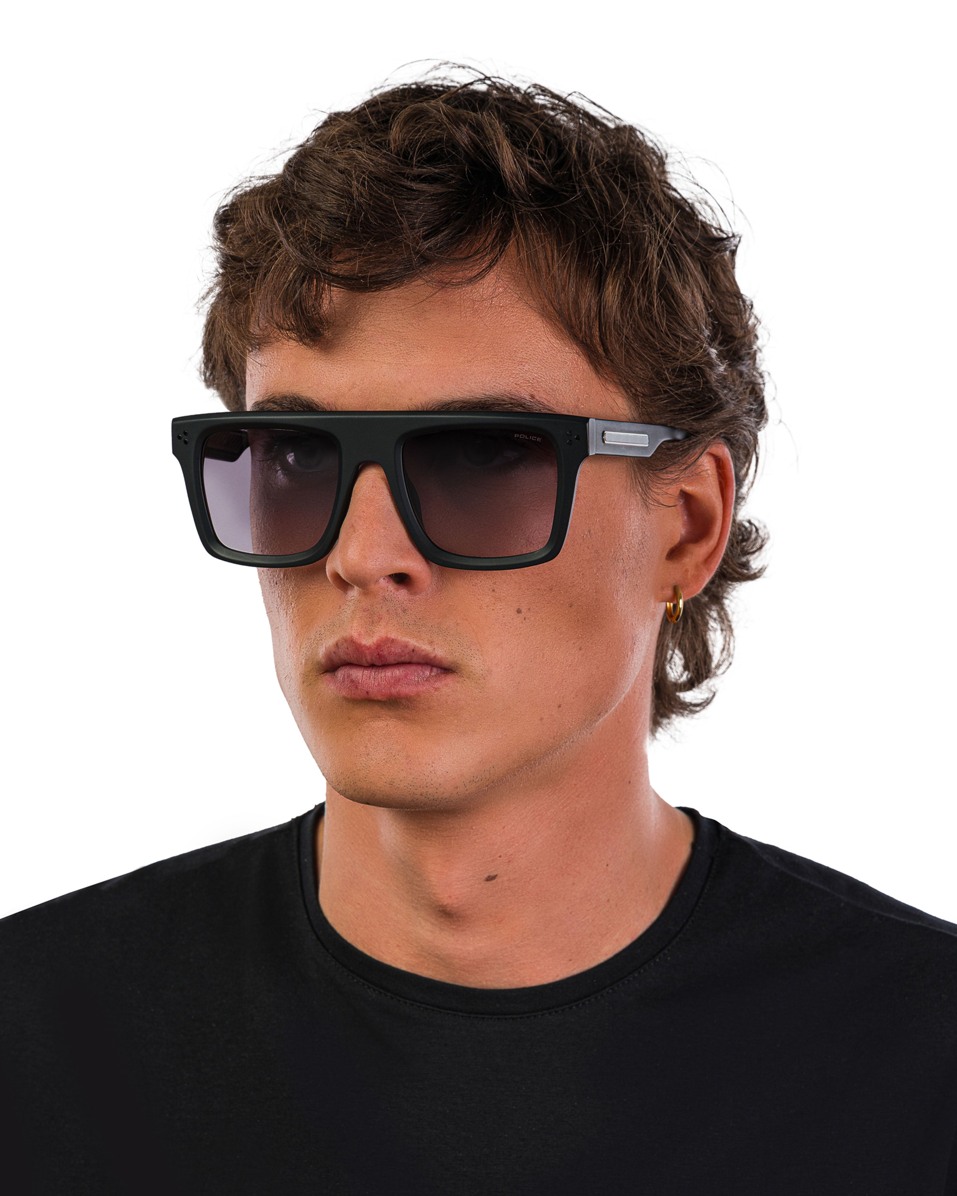 Police x Mercedes Sunglasses Police SPLR47M Matte Black