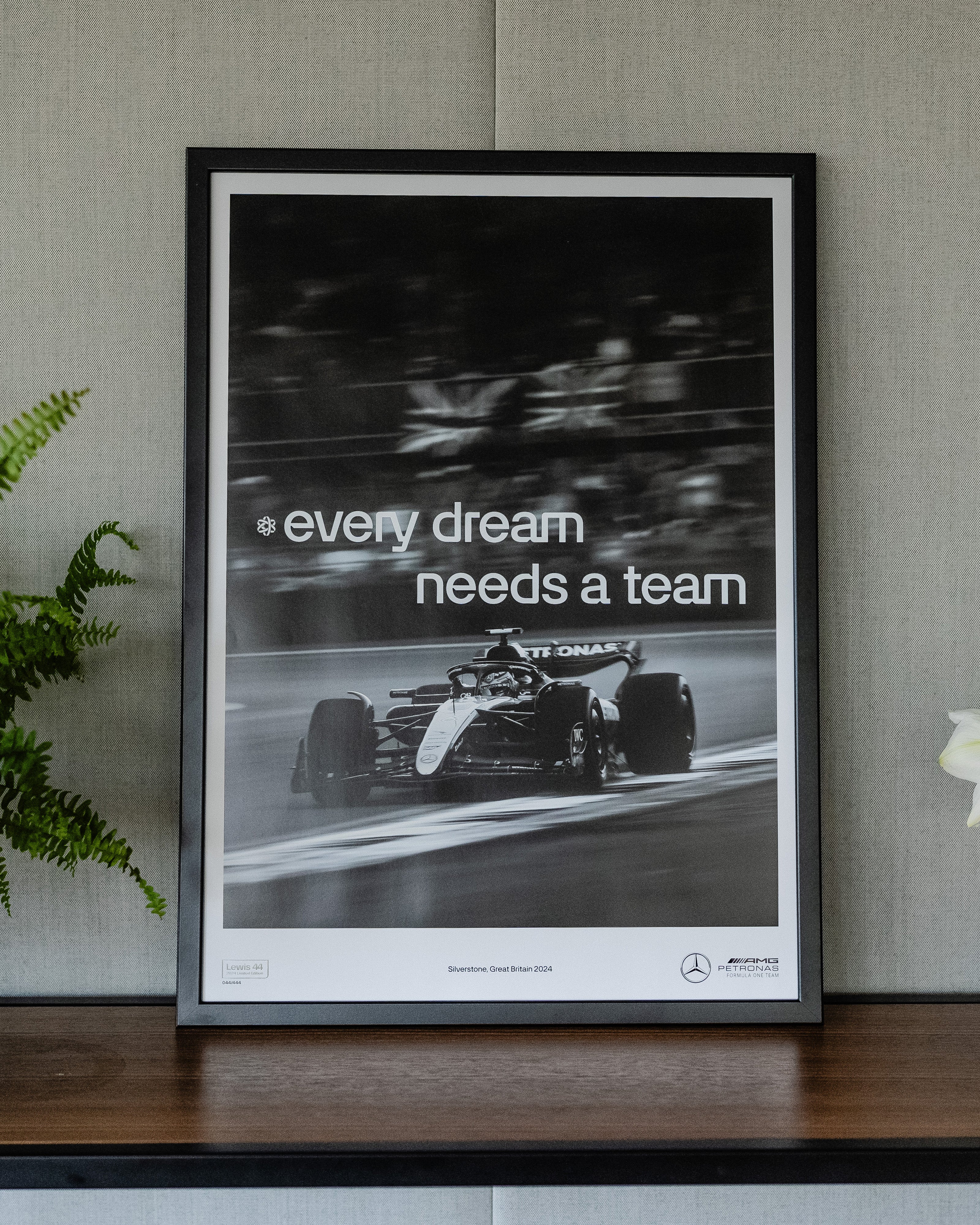 Every Dream Needs a Team Silverstone 2024 Poster