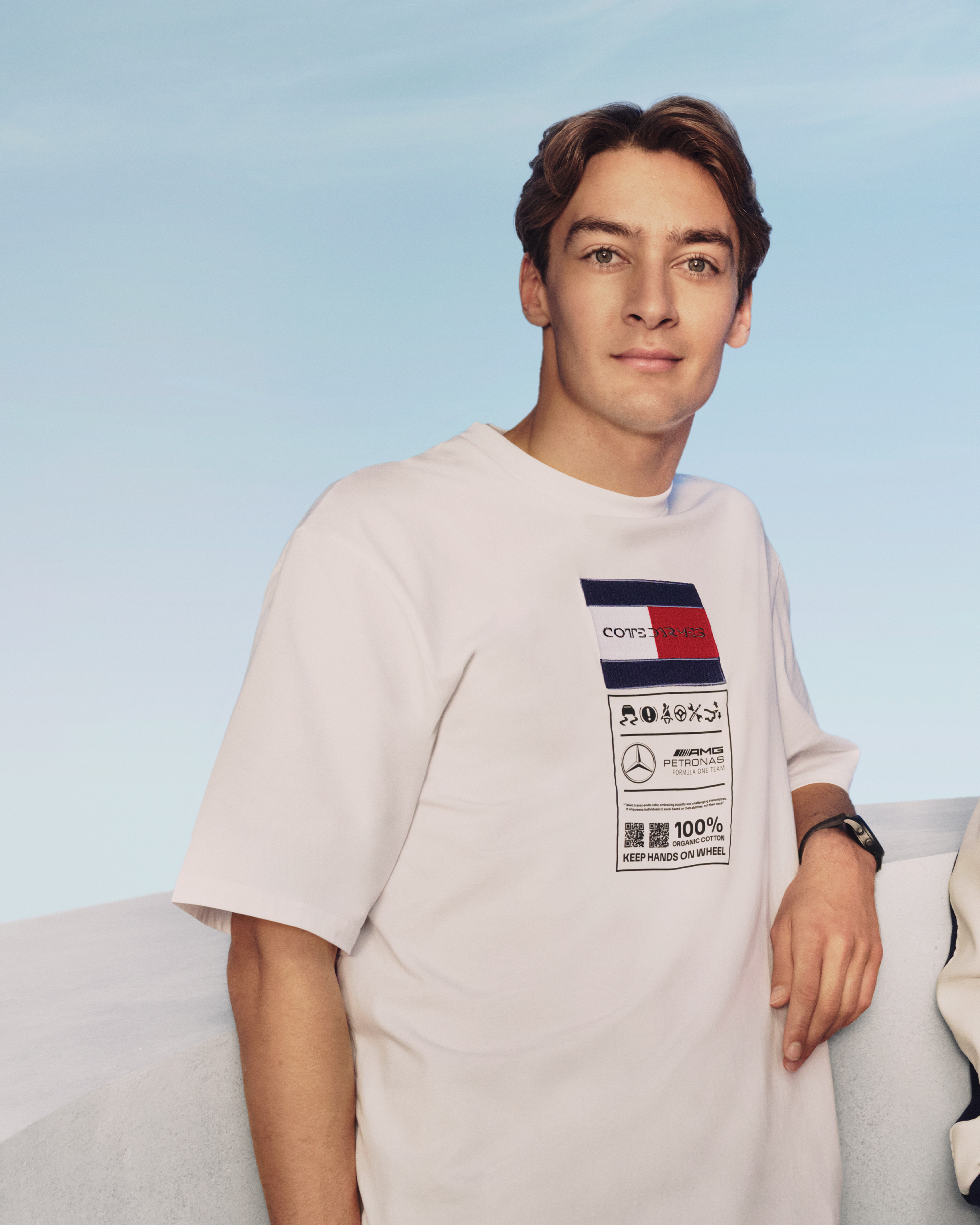 Tommy x Mercedes-AMG F1 x Clarence Ruth Label Tee White