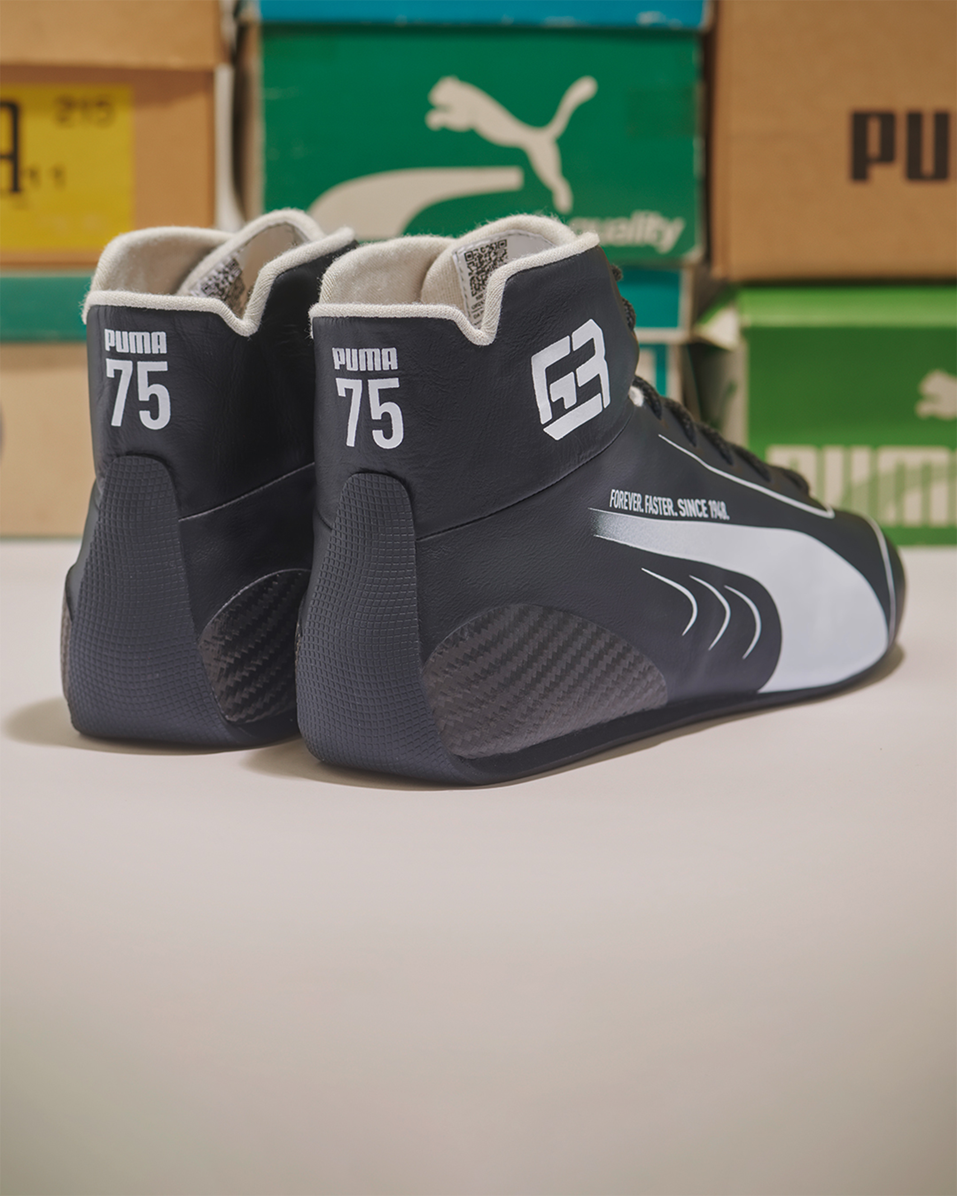 Puma driving top shoes zip