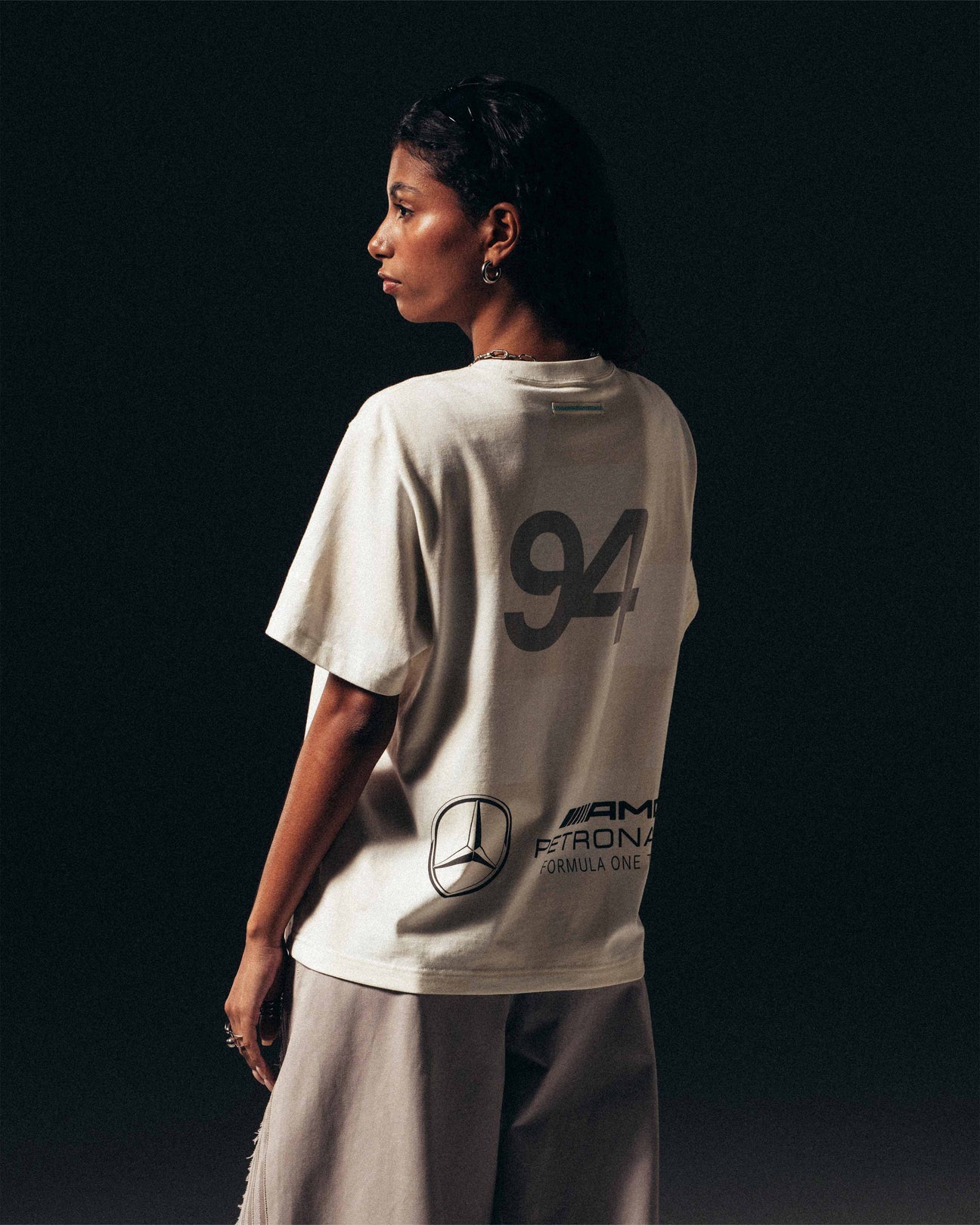 adidas x Bad Bunny x Mercedes AMG Petronas F1 Tee 'White'