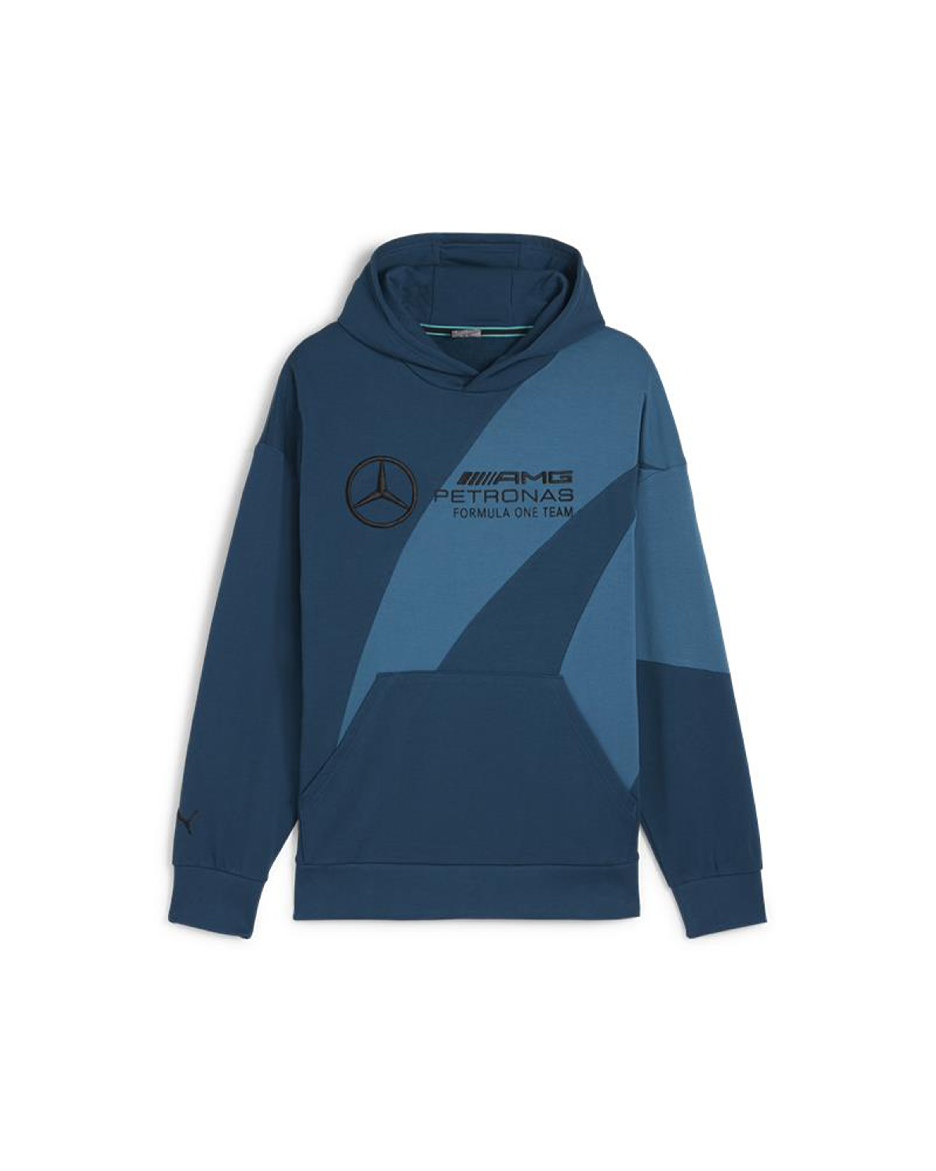 Mens Puma Statement Hoody Blue Official Mercedes AMG PETRONAS F1 Team Store