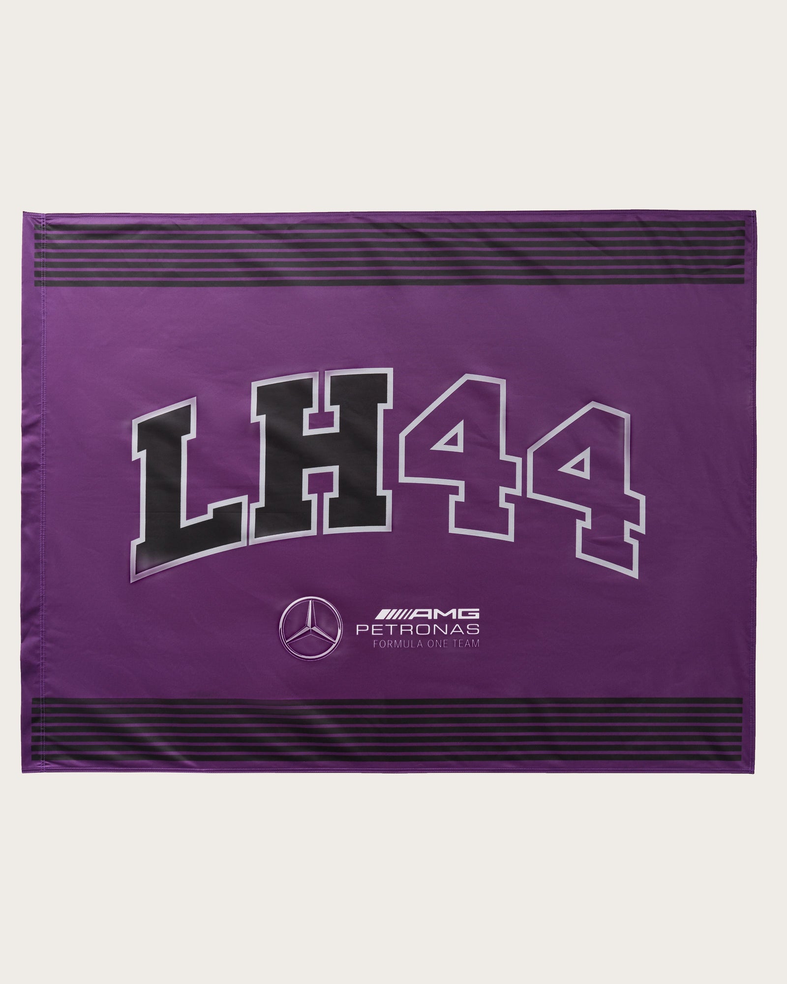 Lewis Hamilton 90x120 Flag Without Pole Purple