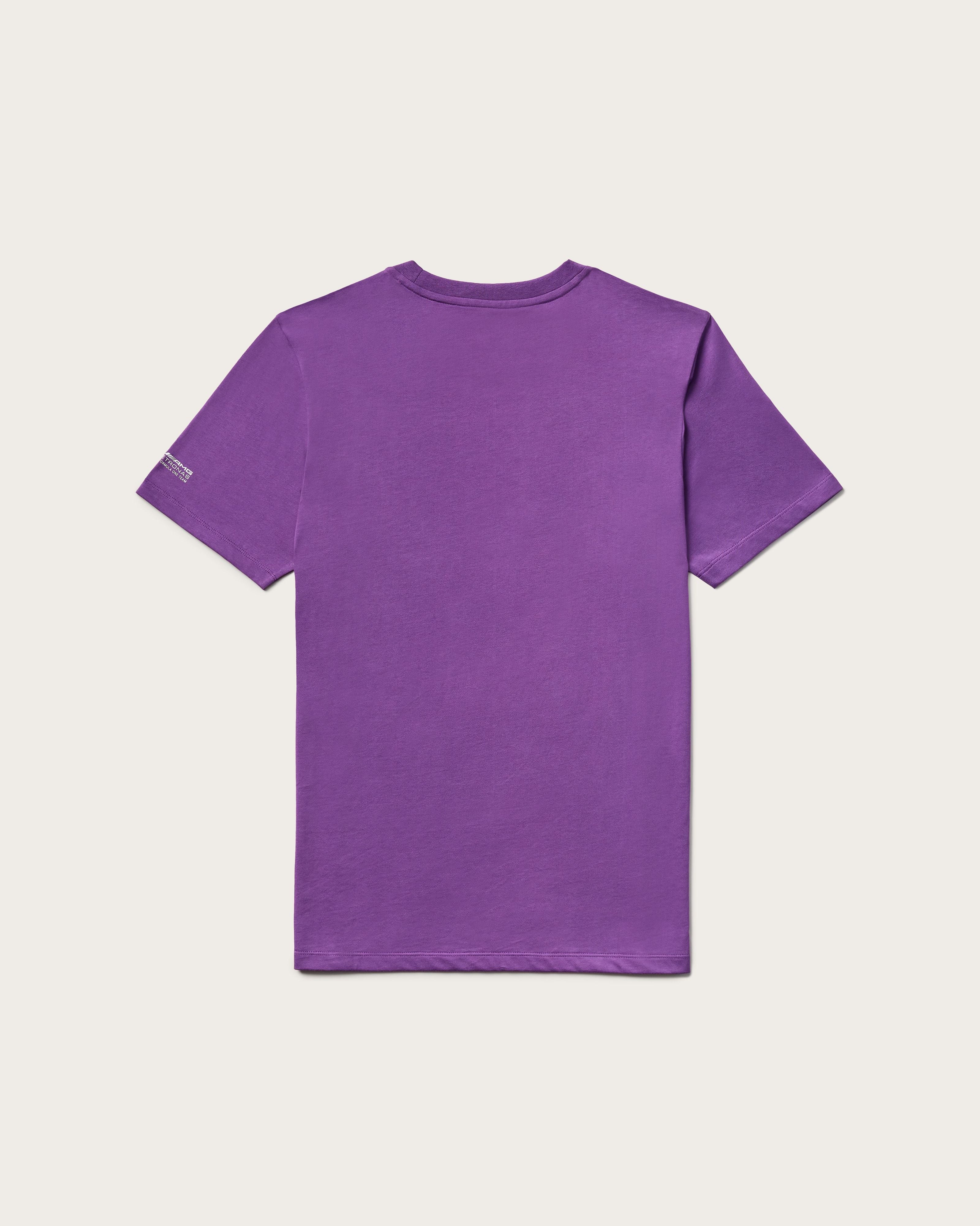 Mens Lewis Hamilton Portrait Tee Purple