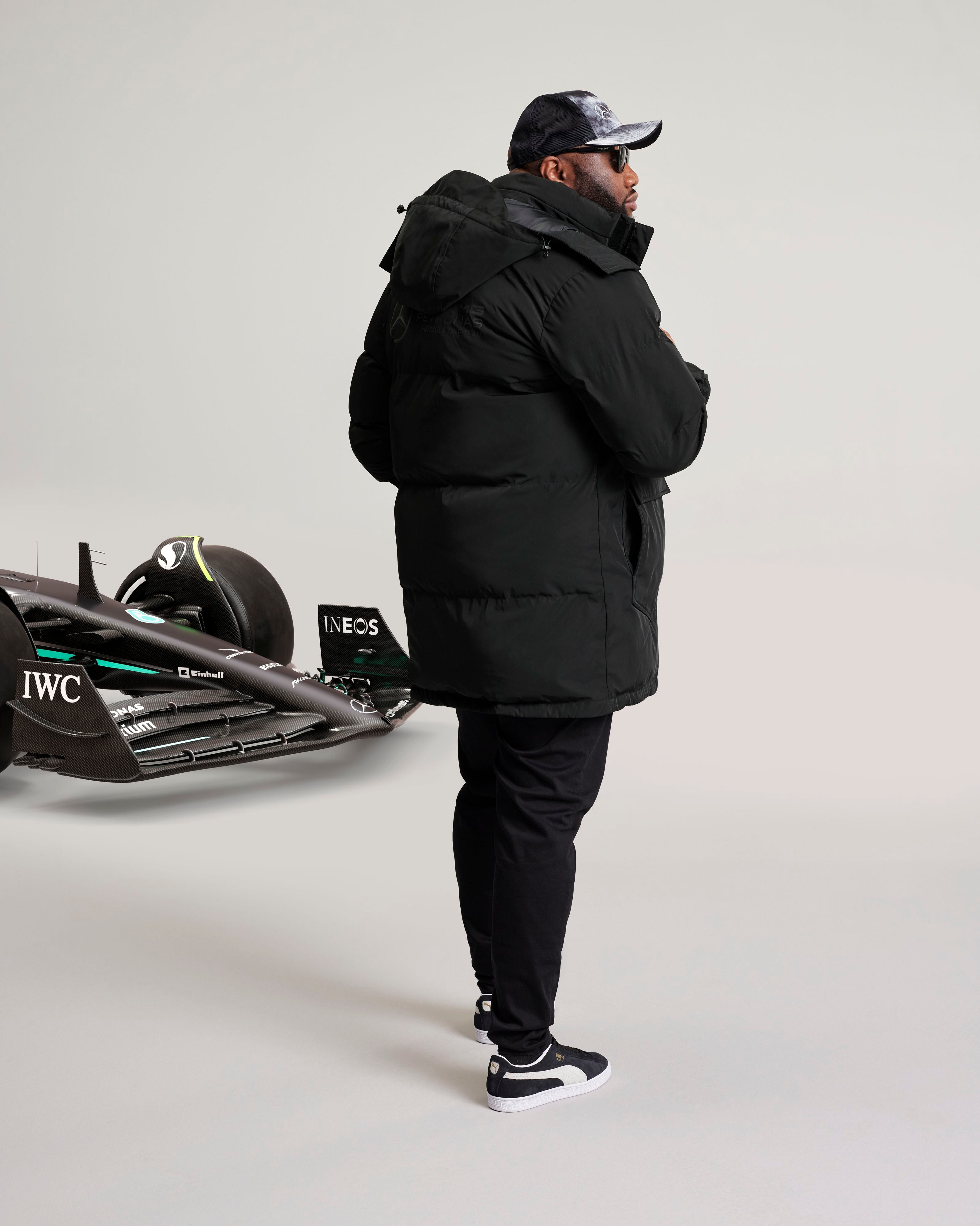 Mercedes hot sale padded jacket