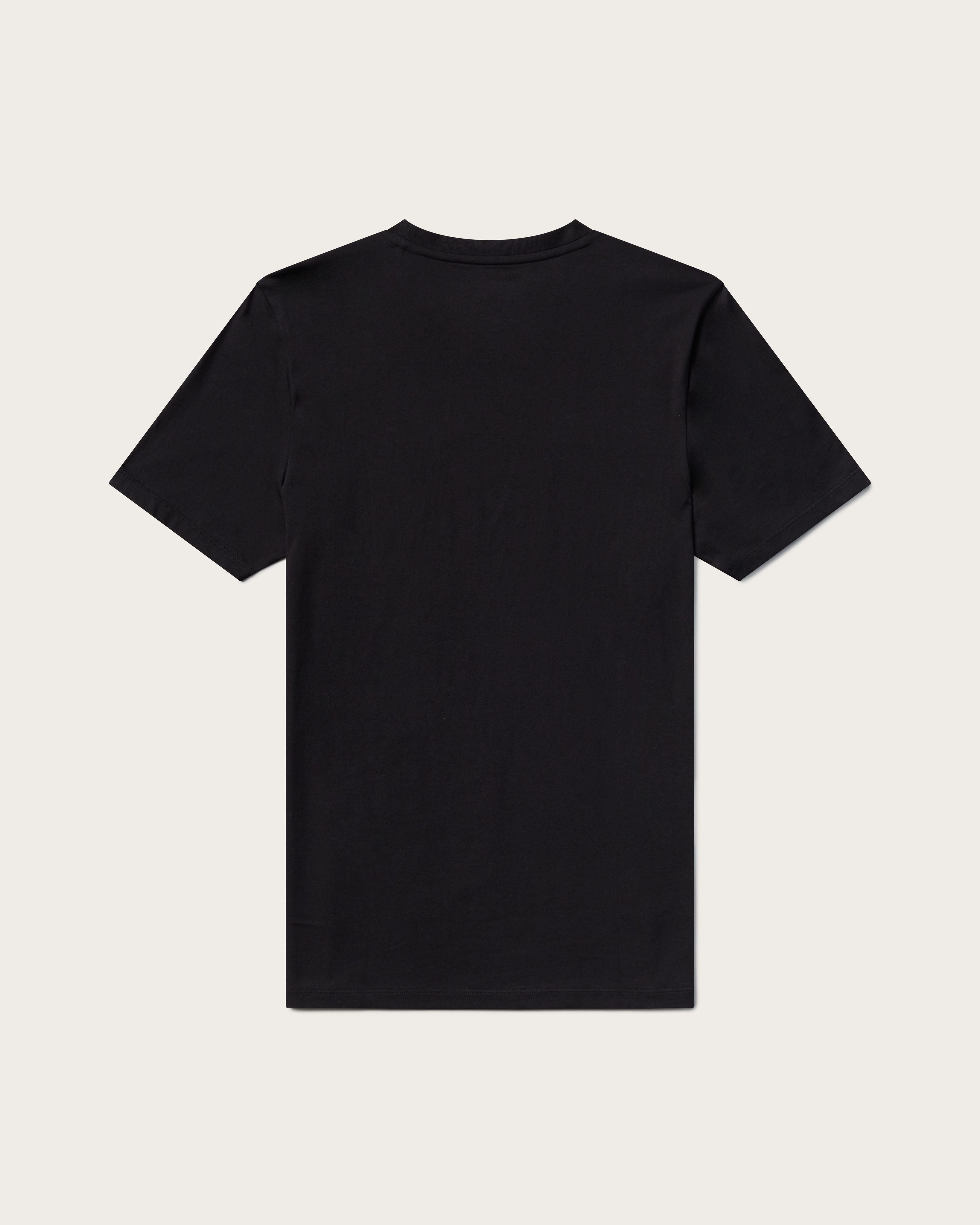 Mens Stealth Large Logo Tee Black | Official Mercedes-AMG PETRONAS