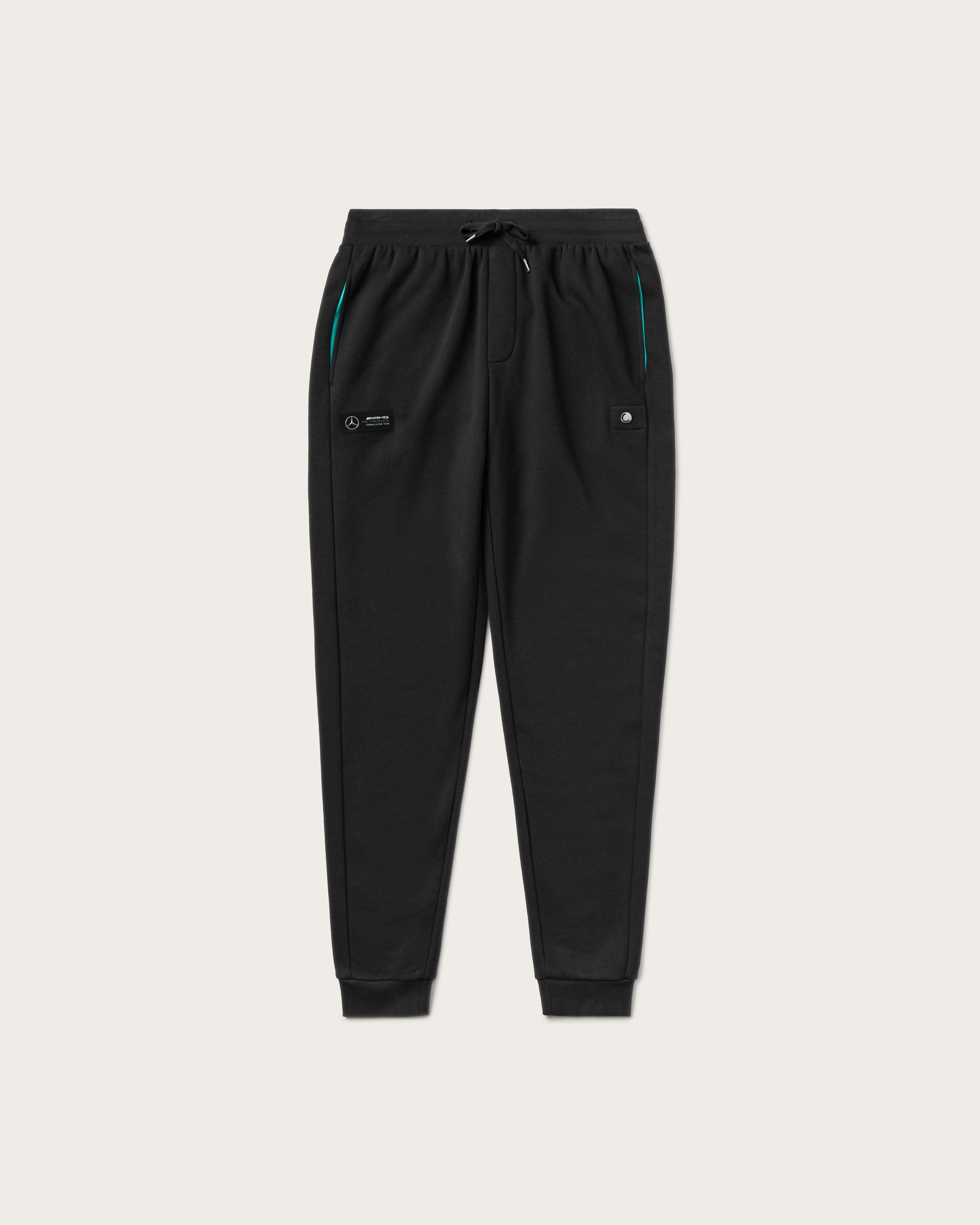 Mens Sweatpants Black | Official Mercedes-AMG PETRONAS F1 Team Store