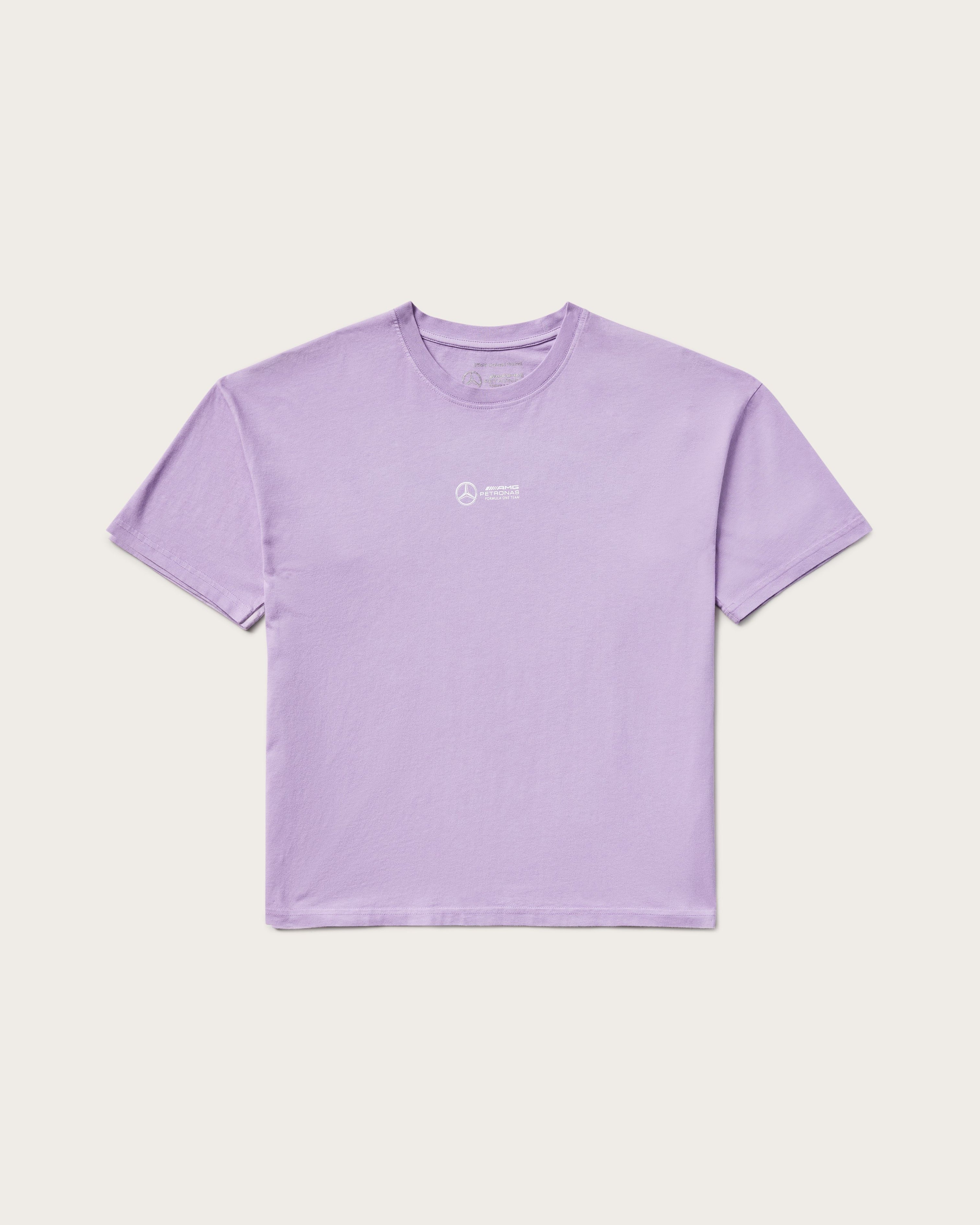 Womens Retro Tee Lilac | Official Mercedes-AMG PETRONAS F1 Team Store