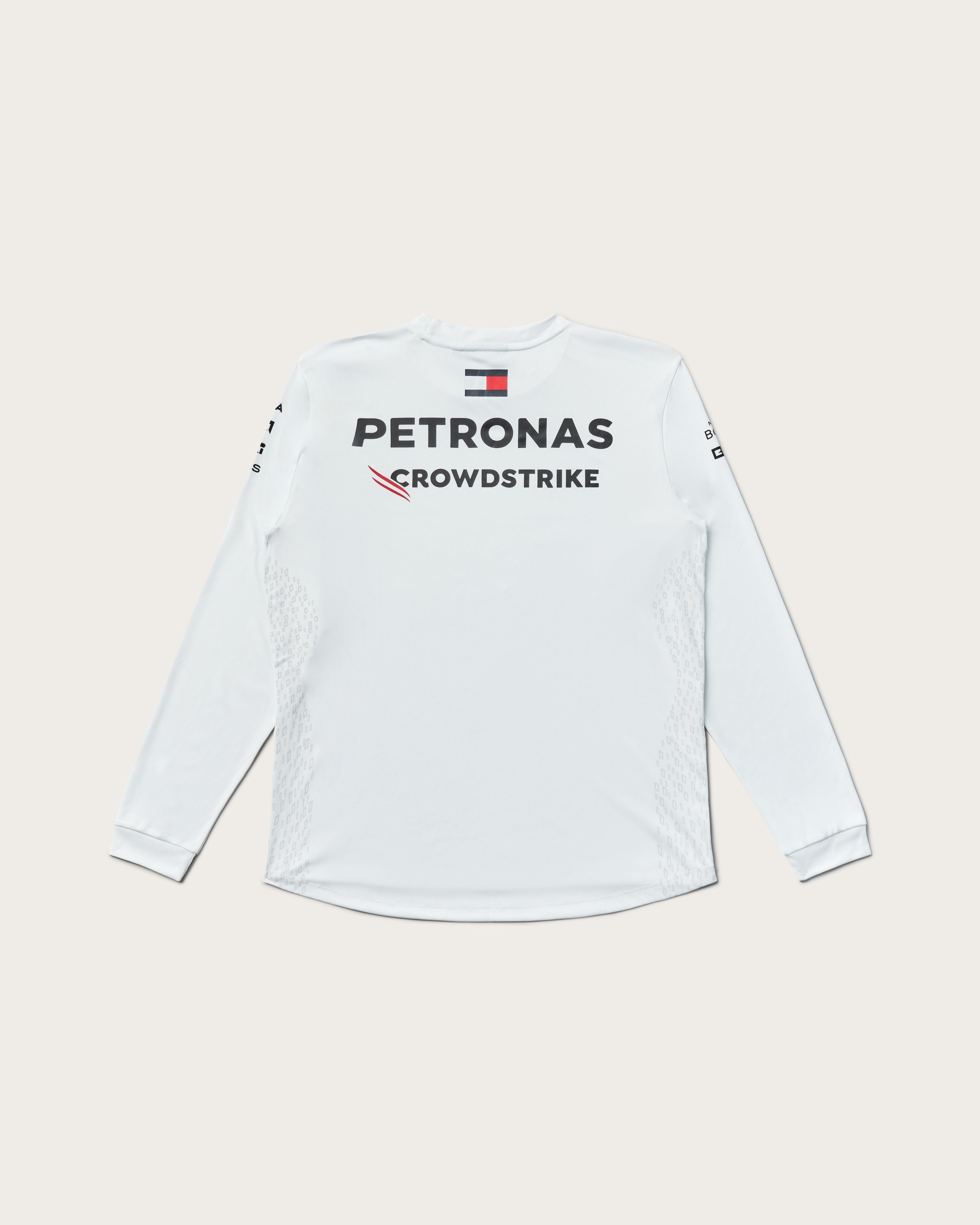 Mens 2023 Team Longsleeve Driver Tee White