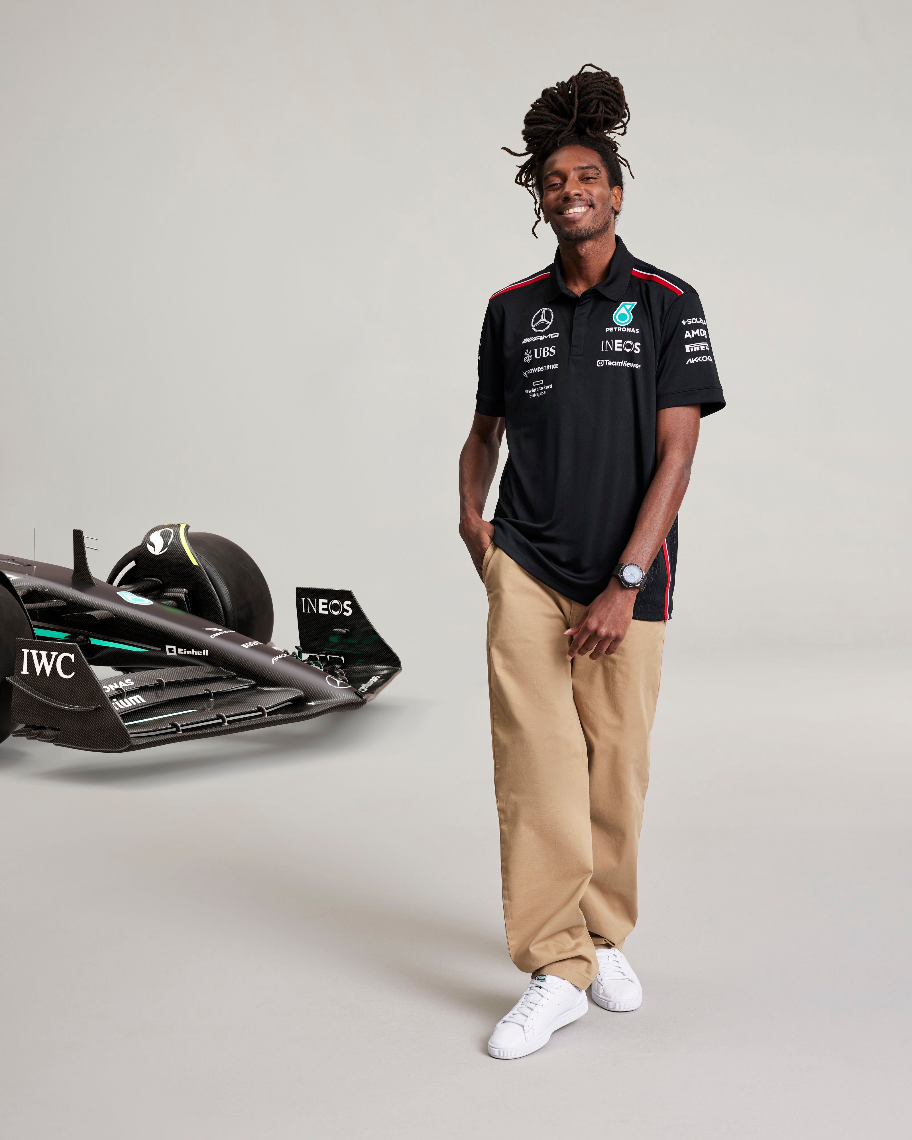 Mercedes amg 2024 petronas polo shirt