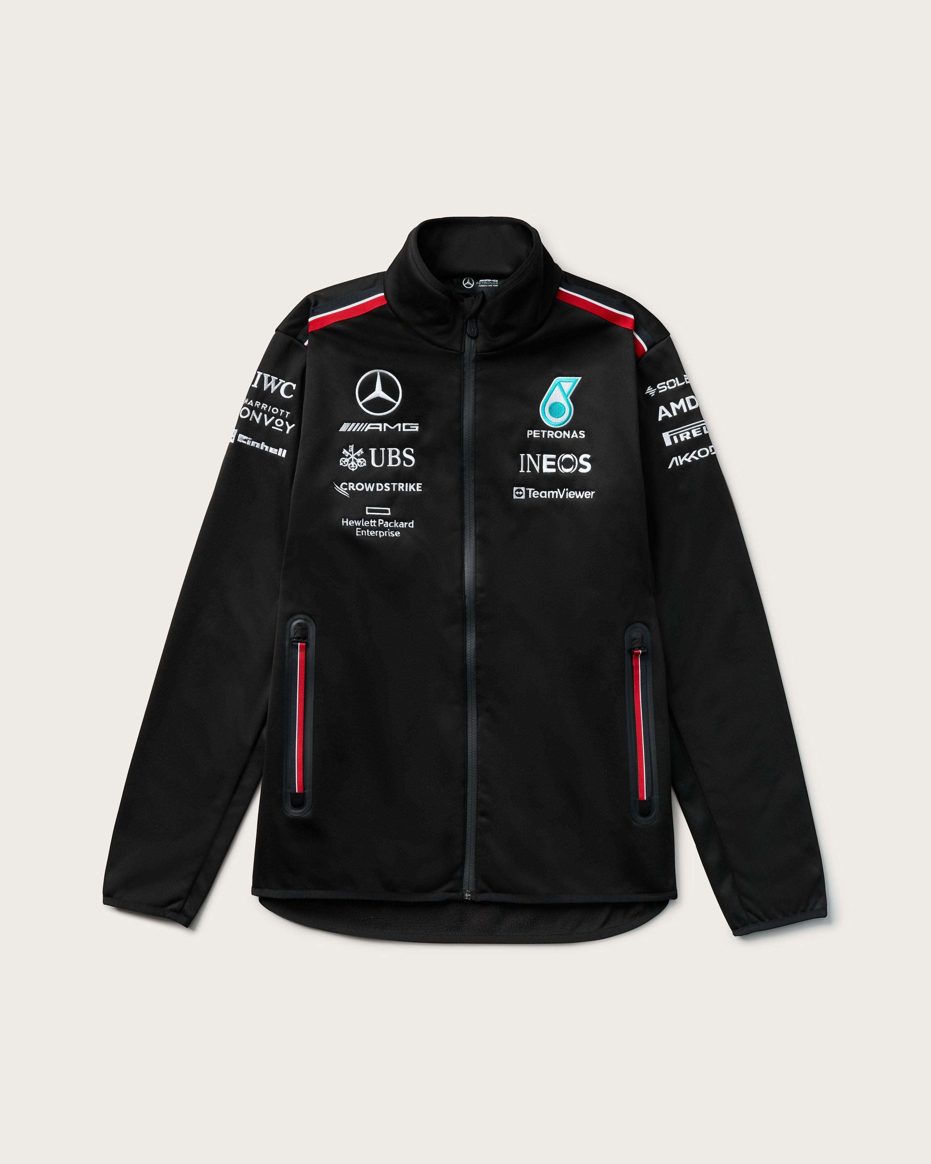 Relaxed Fit Fleece Jacket - Black/Formula 1 - Men