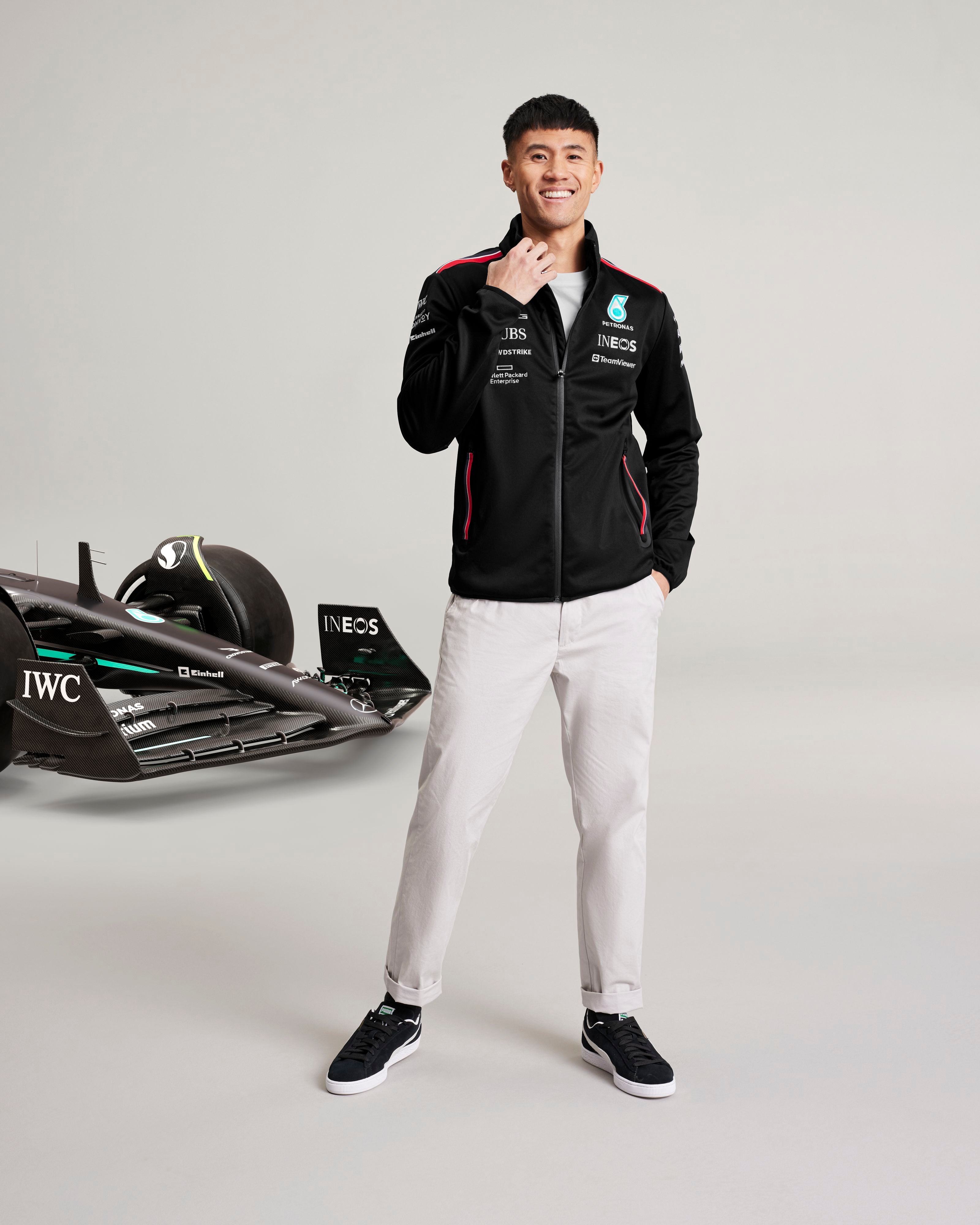 Mercedes AMG Petronas F1 2023 Team Softshell Jacket